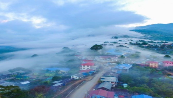 ကန်ပက်လက်မြို့ ( (Photo - Kanpetlet Times News facebook page)